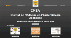 Desktop Screenshot of imea.fr