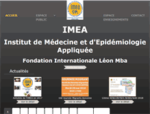 Tablet Screenshot of imea.fr